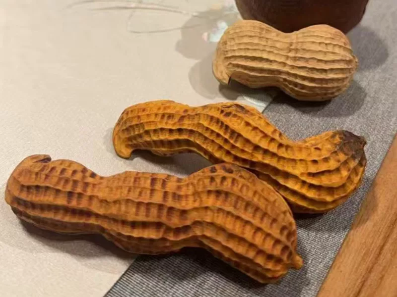 花生核桃组合 · 手作东方掌心祥物