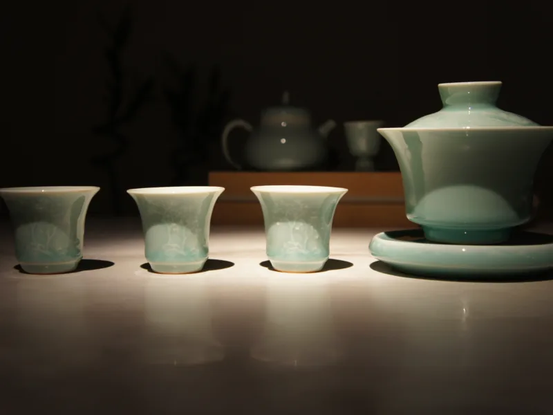 Longquan Celadon · Lotus Pond Tea Set