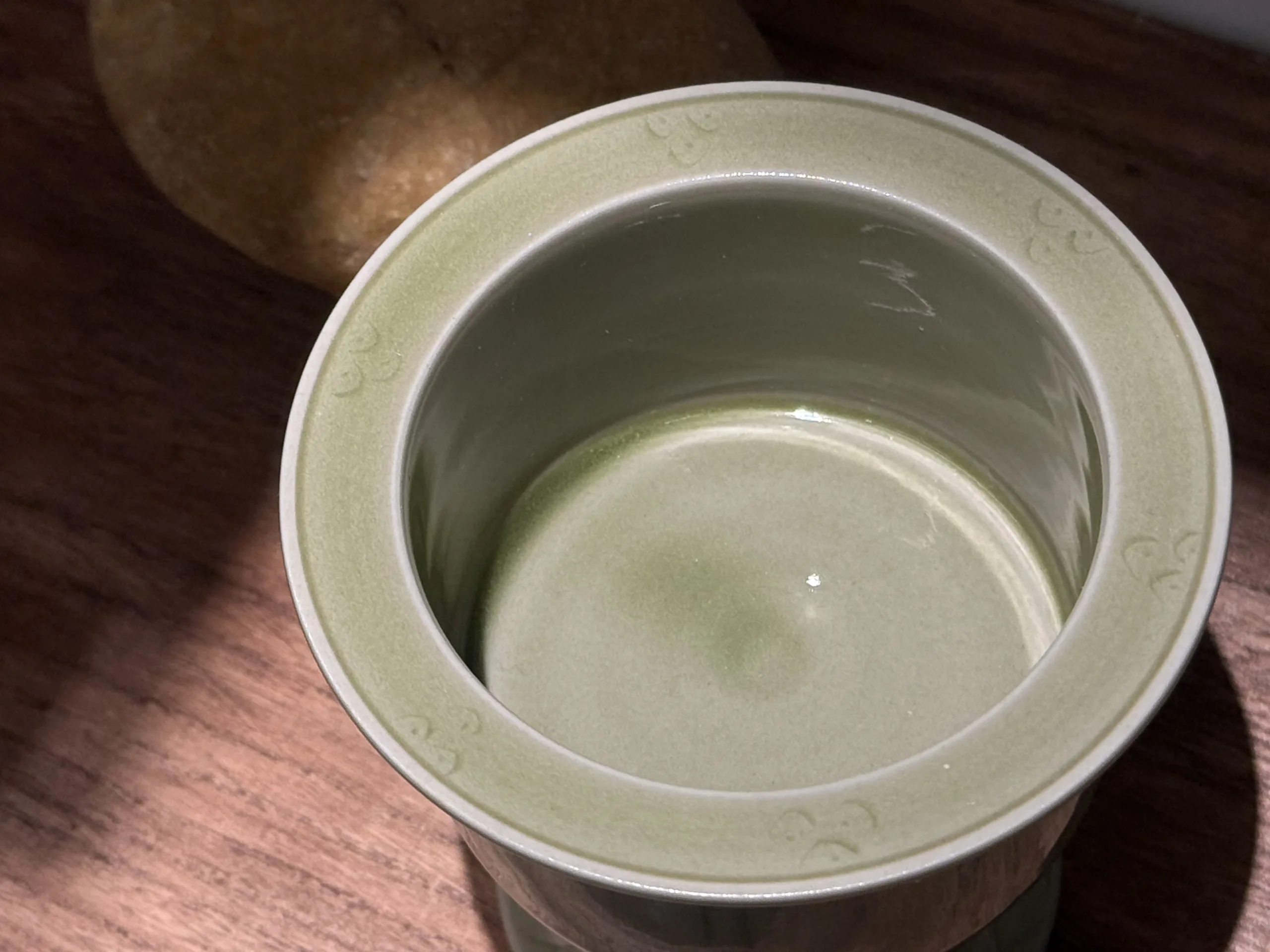 Longquan Celadon · Secret-Color Lotus Petal High-Foot Incense Burner - Image 6
