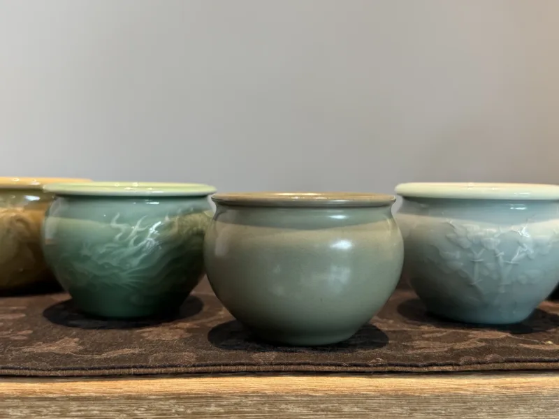 Longquan Celadon · Gang Cup Series · Four Artisans · Five Glazes