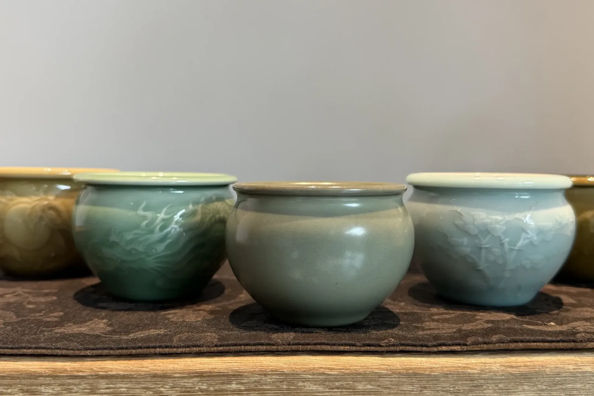 Longquan Celadon · Gang Cup Series · Four Artisans · Five Glazes
